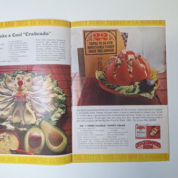 Patio Party Vintage Recipe Booklet Cook Ad SPAM Hellmans Cheetos Van Camps Snack - Picture 6 of 10